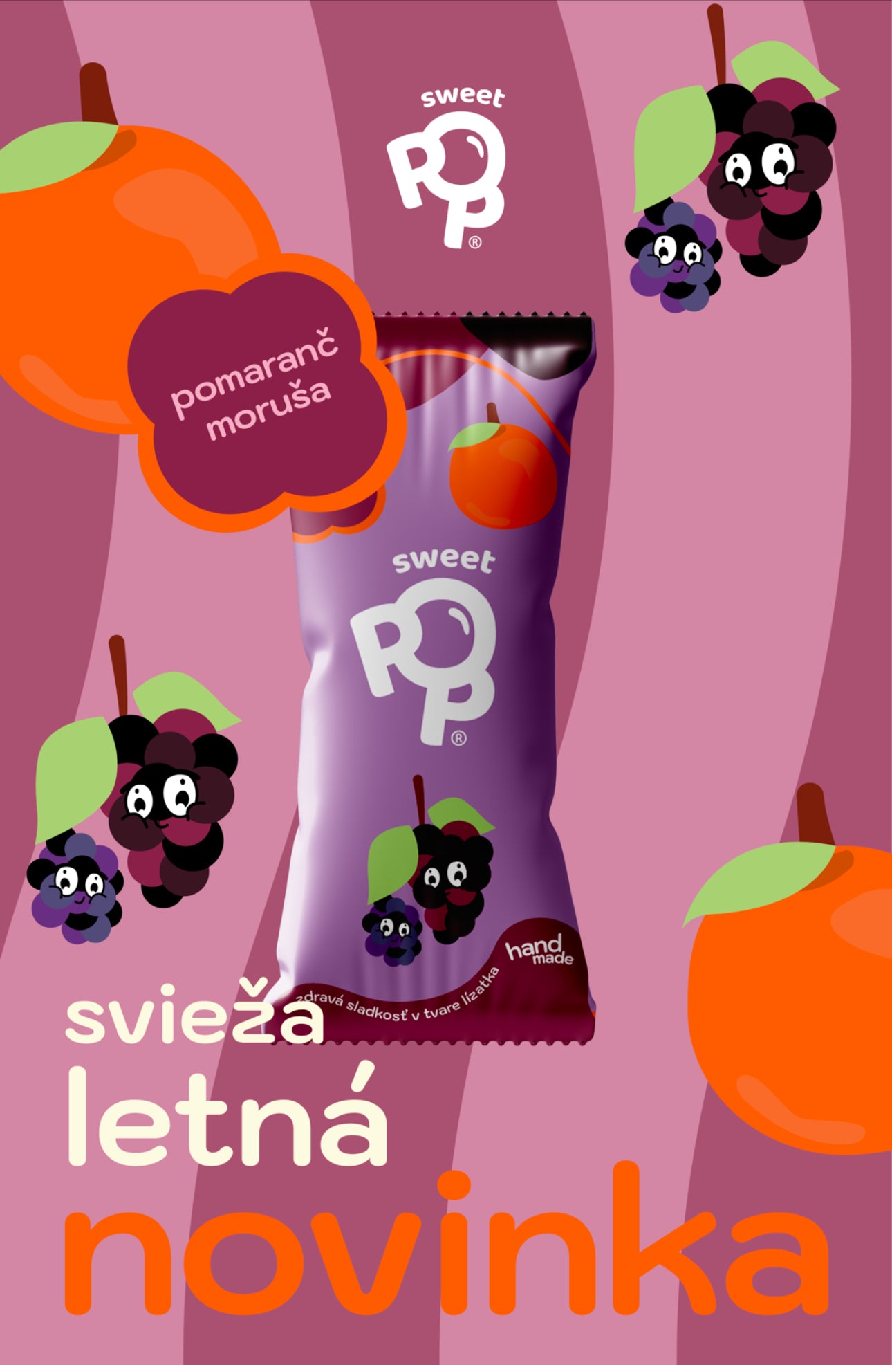 Sweet Pop moruša-pomaranč