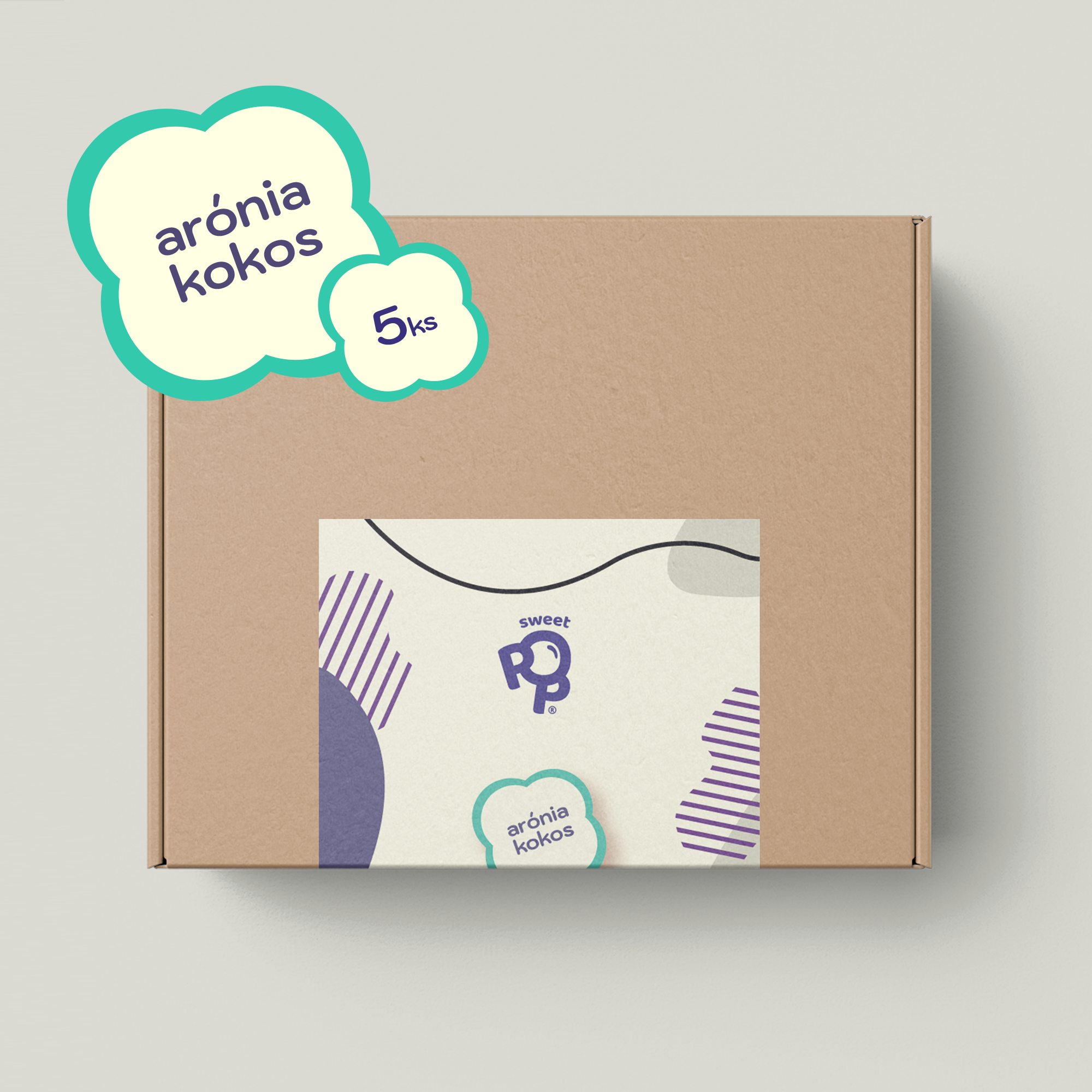 Sweet box Arónia - Kokos 5ks raw lízatiek