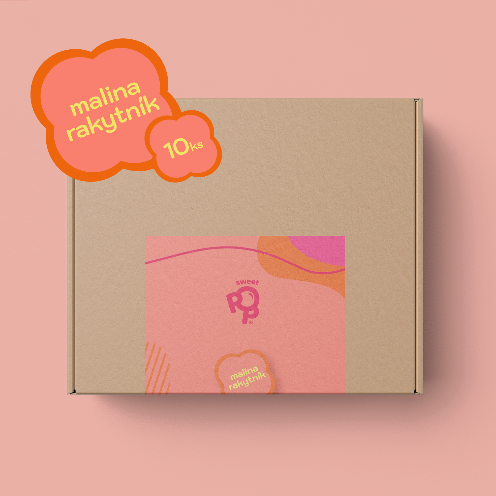Sweet Box Malina - Rakytník 10ks raw lízatiek
