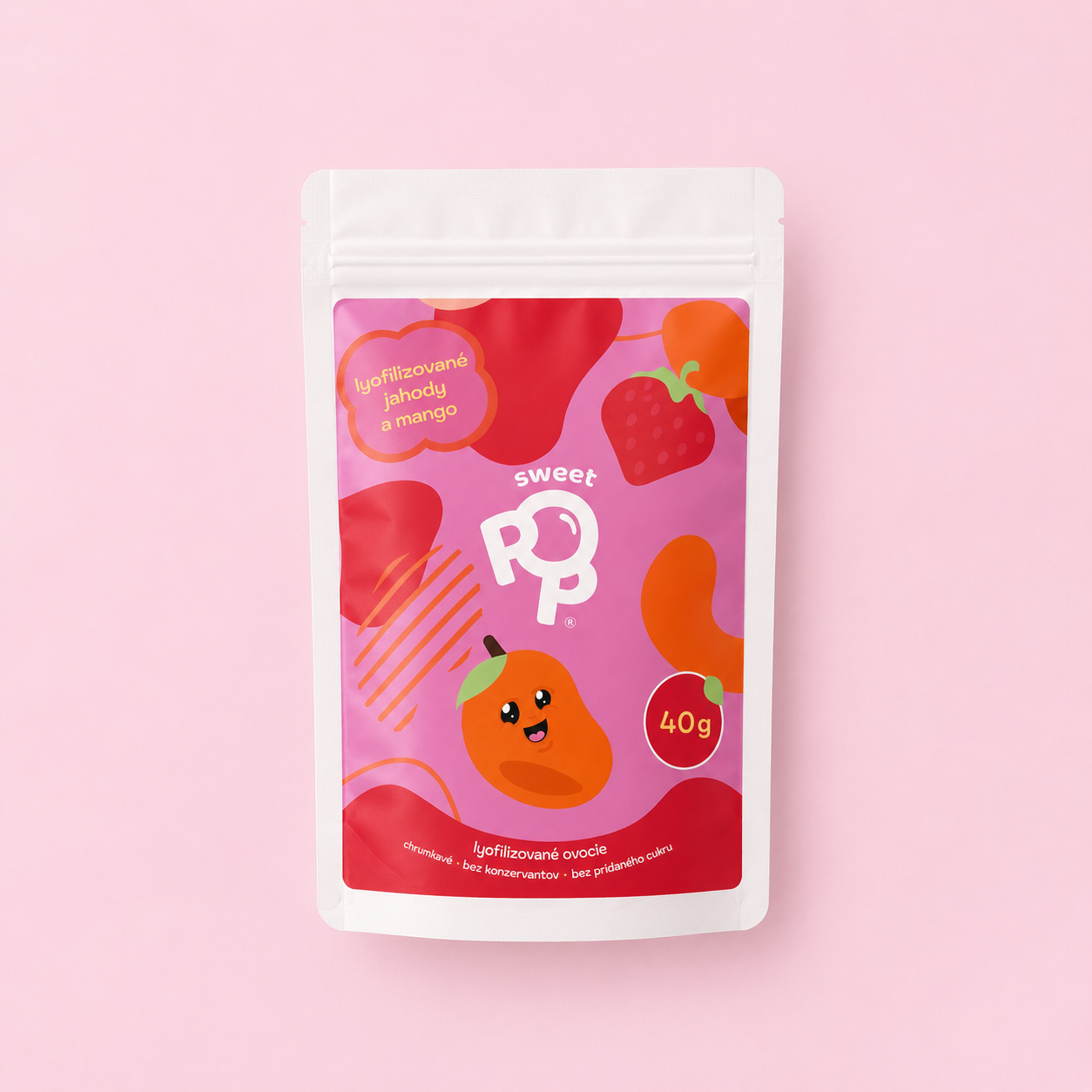 Lyofilizované jahody a mango (40G)