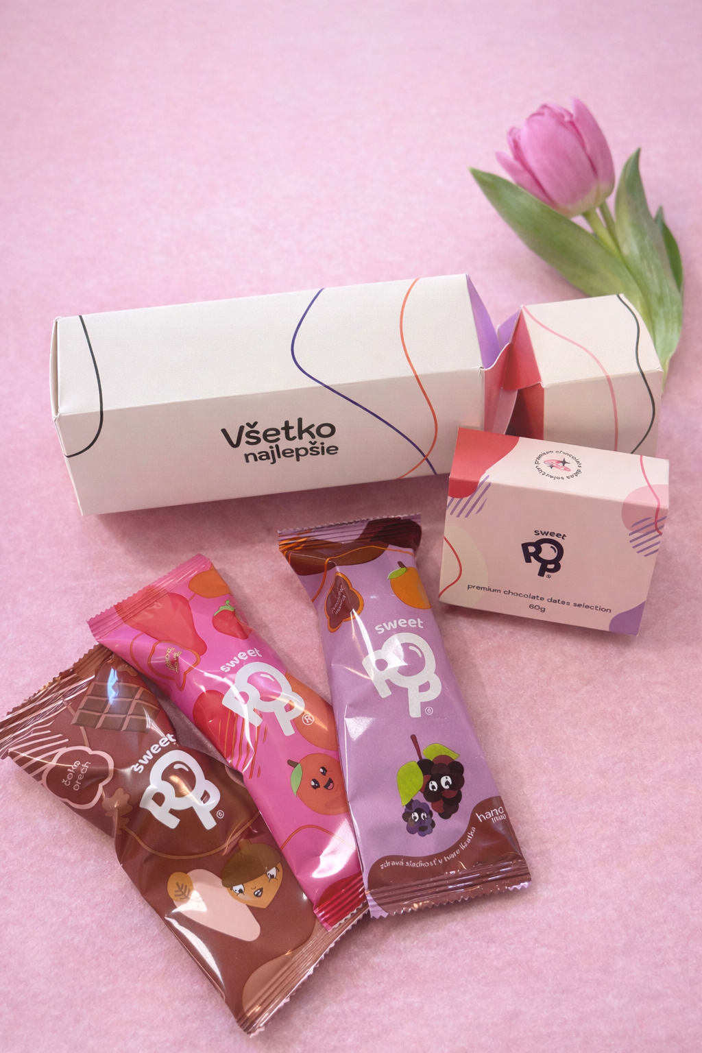 MDŽ darčekový box v cukríku "Výnimočná sadkosť pre výnimočnú ženu"
