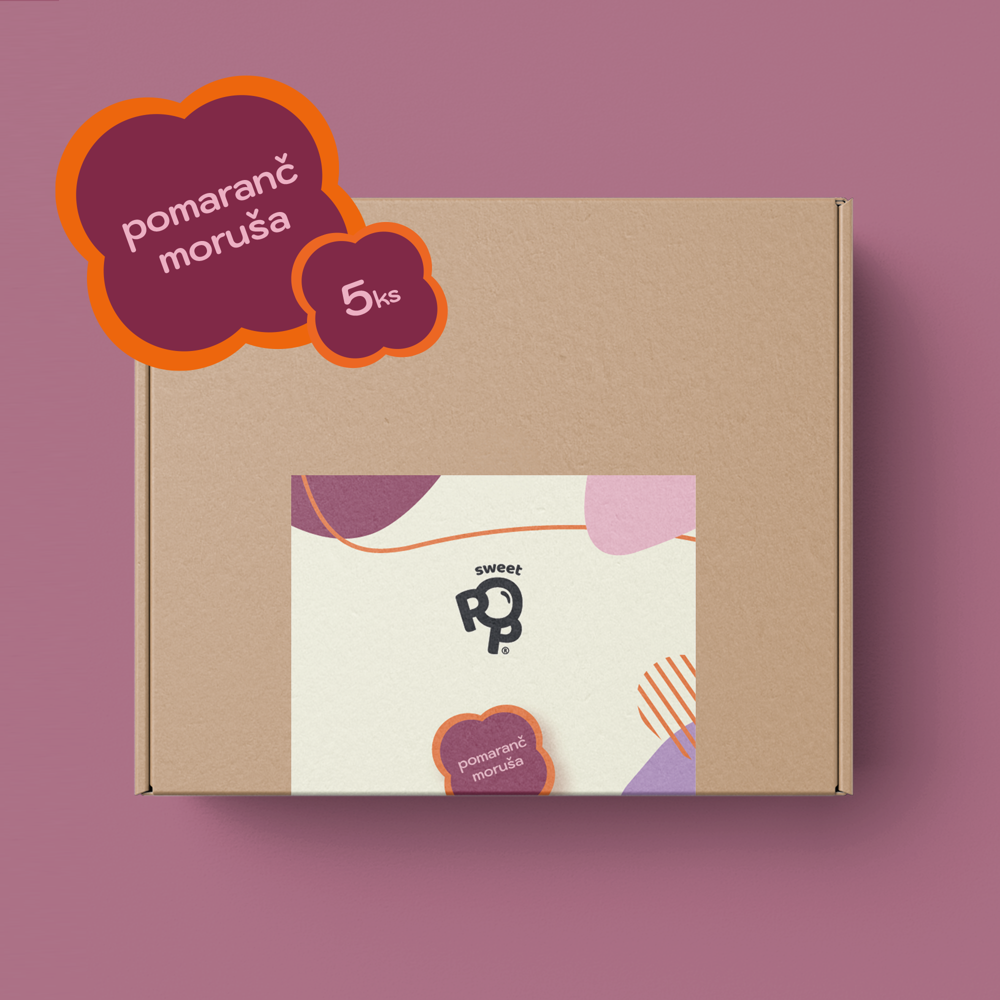 Sweet box Moruša - Pomaranč 5ks