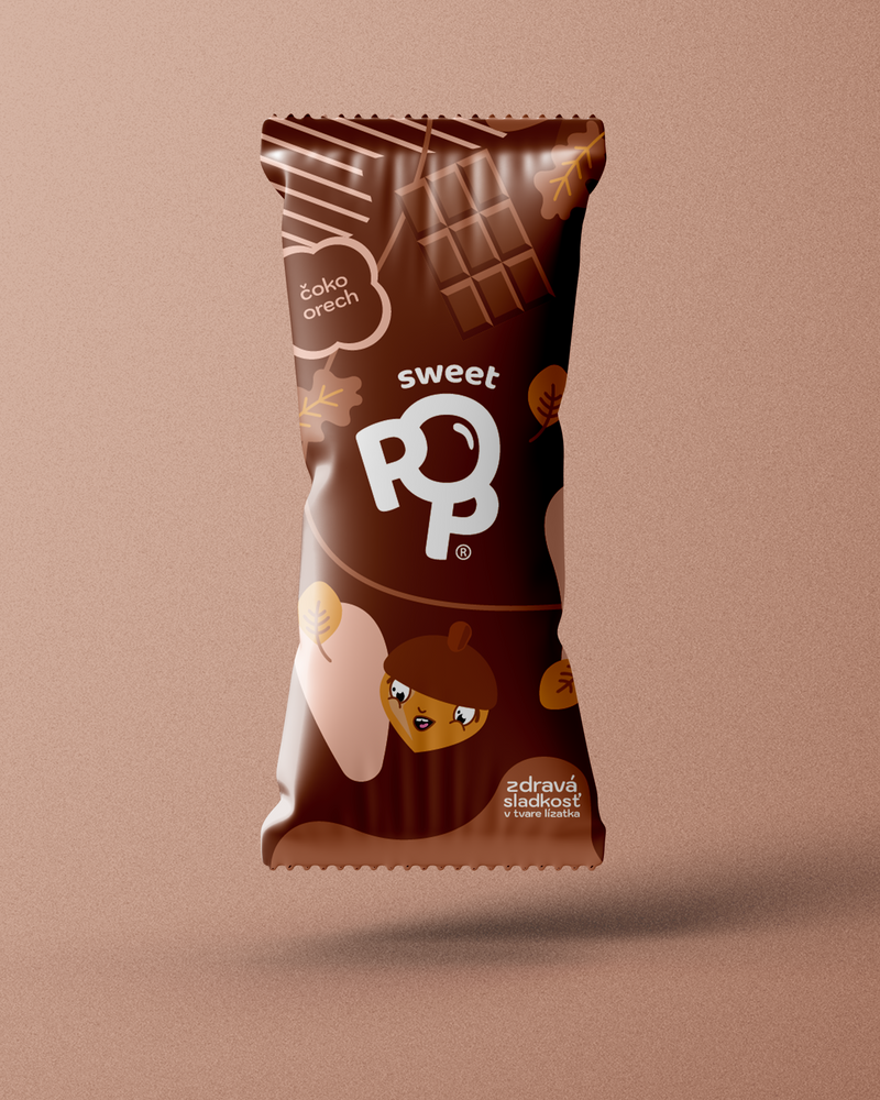 Sweet Pop čoko-oriešok. Čokoládová klasika. Zo surovín, ktoré poznáte.